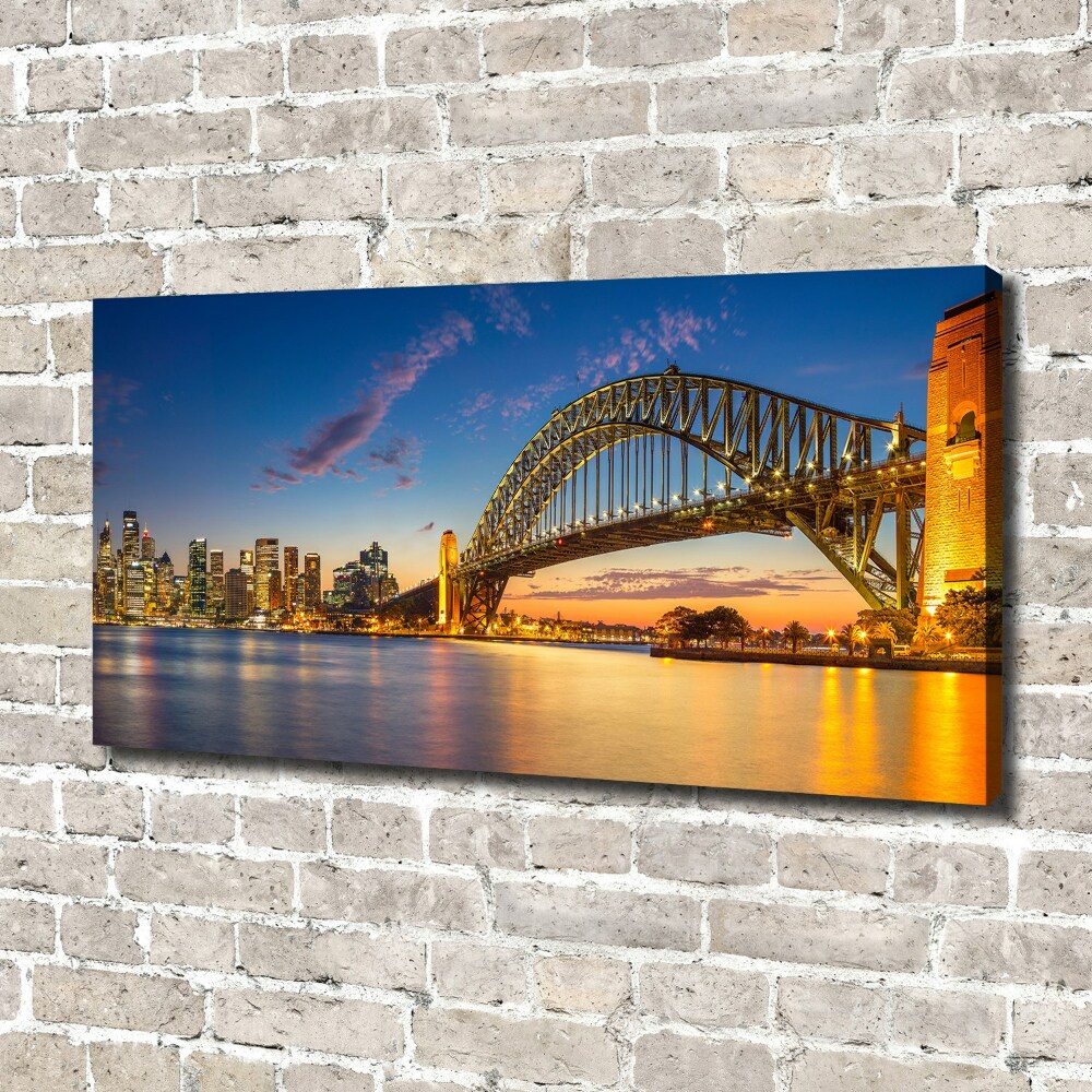 Canvas wall art Panorama Sydney