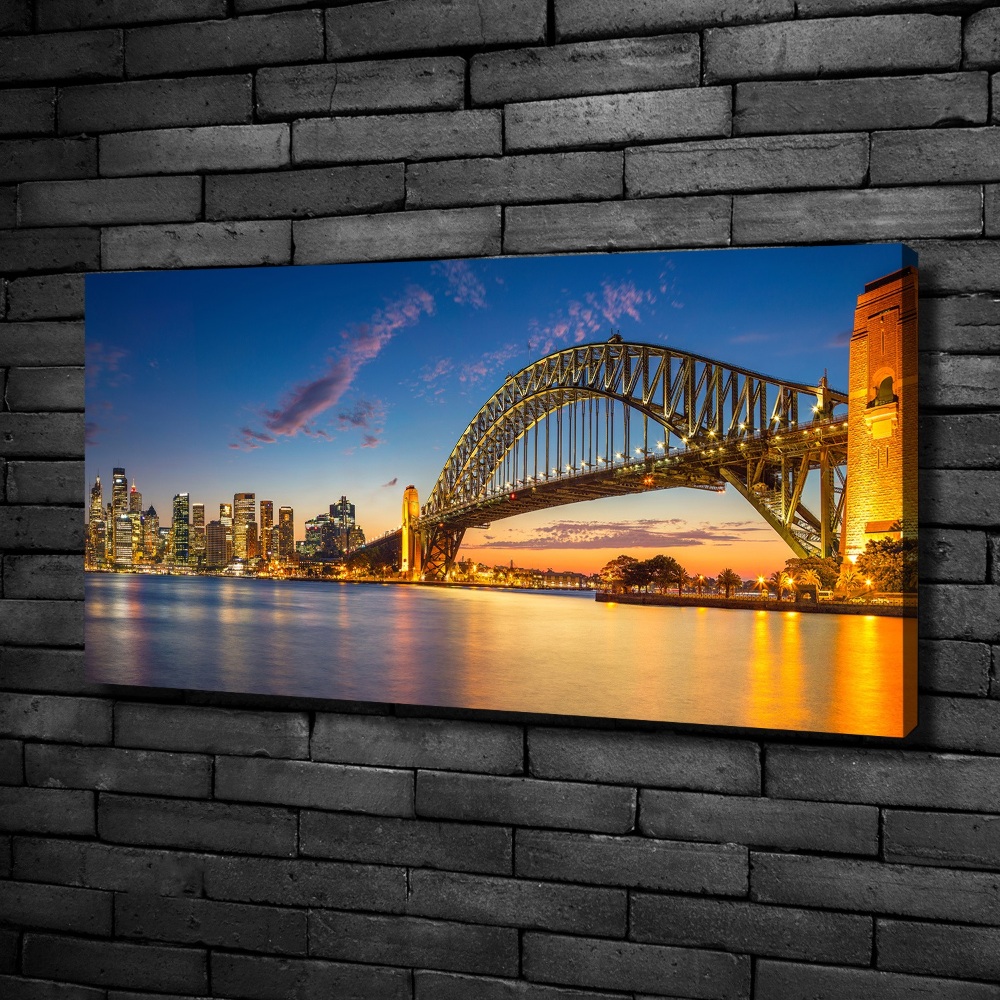 Canvas wall art Panorama Sydney