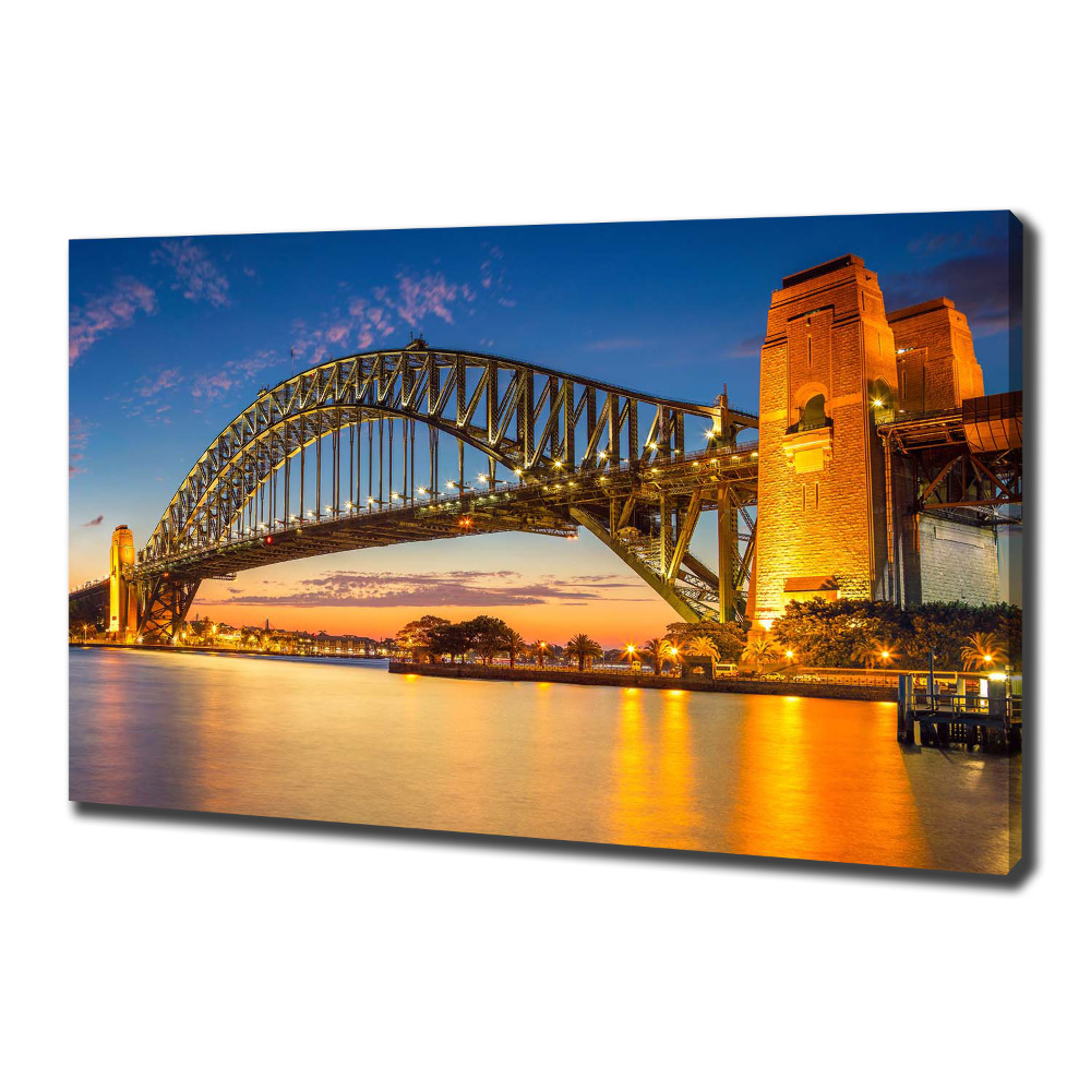 Canvas wall art Panorama Sydney