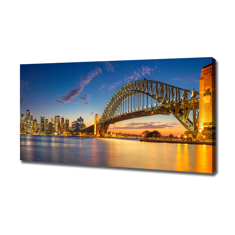 Canvas wall art Panorama Sydney