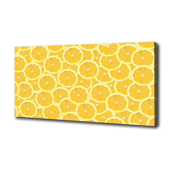 Canvas wall art Lemon slices