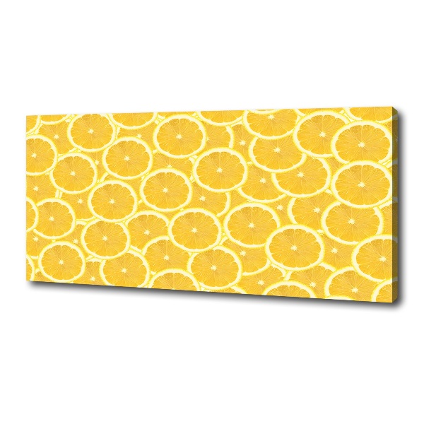 Canvas wall art Lemon slices