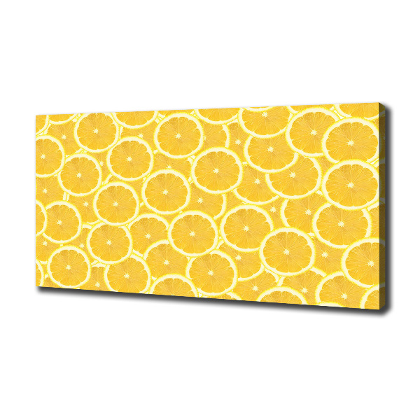 Canvas wall art Lemon slices