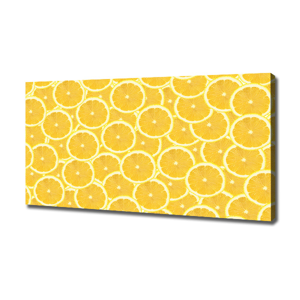 Canvas wall art Lemon slices