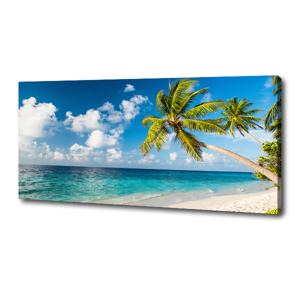 Canvas wall art Maldives beach