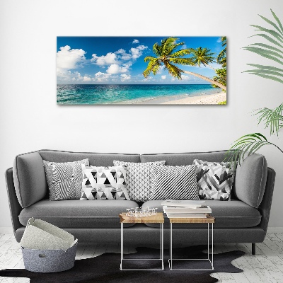 Canvas wall art Maldives beach