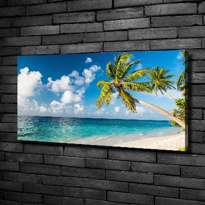 Canvas wall art Maldives beach