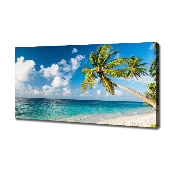 Canvas wall art Maldives beach