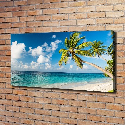 Canvas wall art Maldives beach