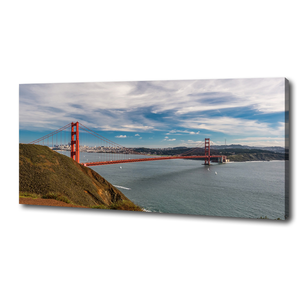 Canvas wall art San Francisco bridge