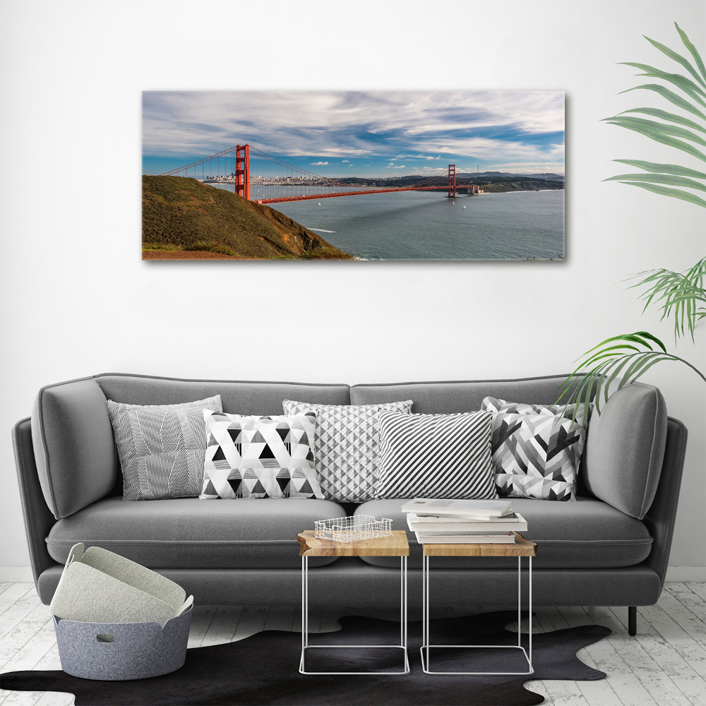 Canvas wall art San Francisco bridge