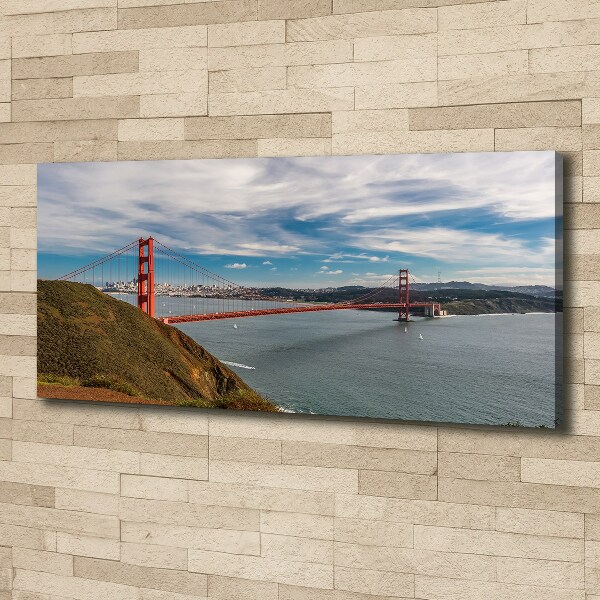 Canvas wall art San Francisco bridge