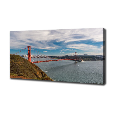 Canvas wall art San Francisco bridge