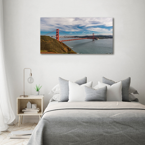 Canvas wall art San Francisco bridge