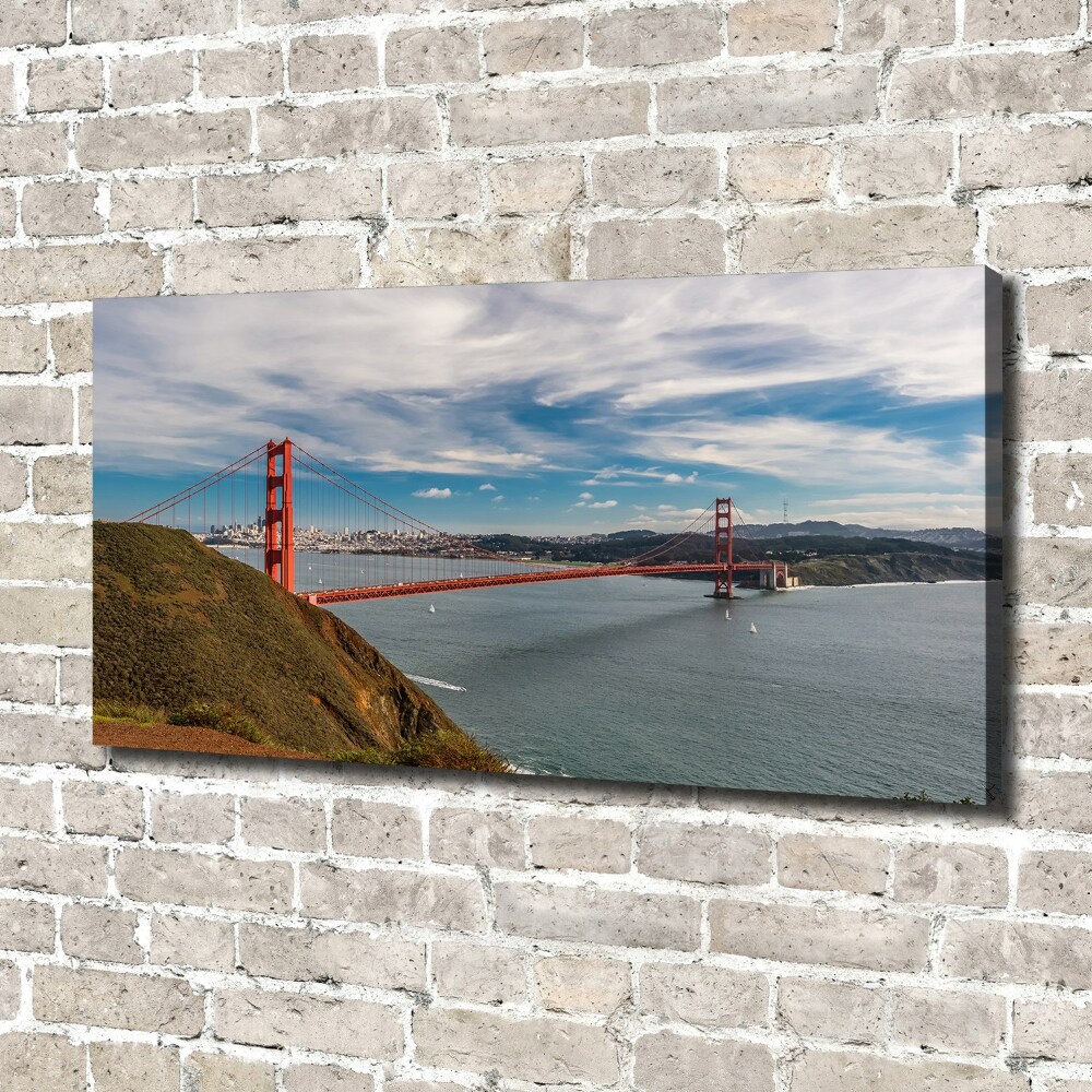 Canvas wall art San Francisco bridge