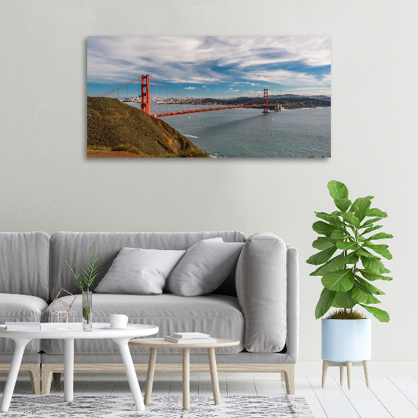 Canvas wall art San Francisco bridge