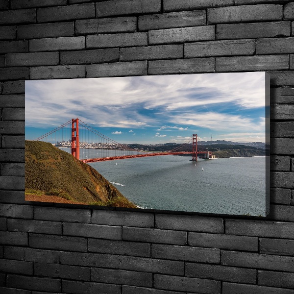 Canvas wall art San Francisco bridge