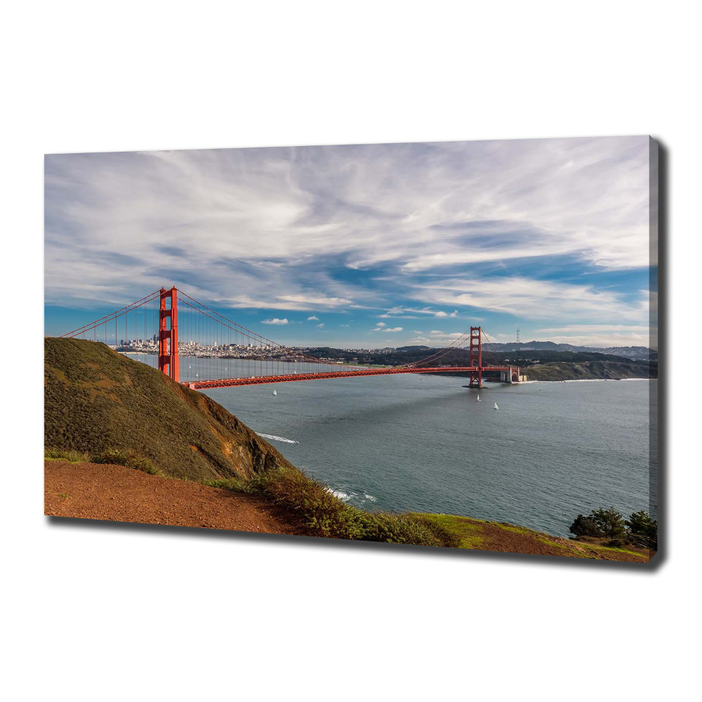 Canvas wall art San Francisco bridge