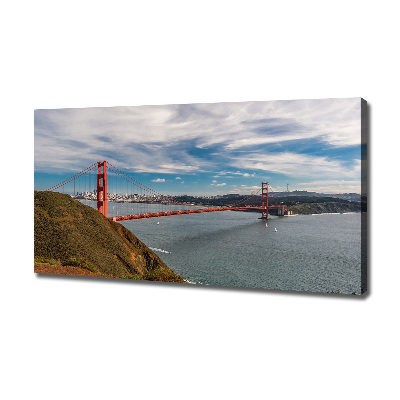 Canvas wall art San Francisco bridge