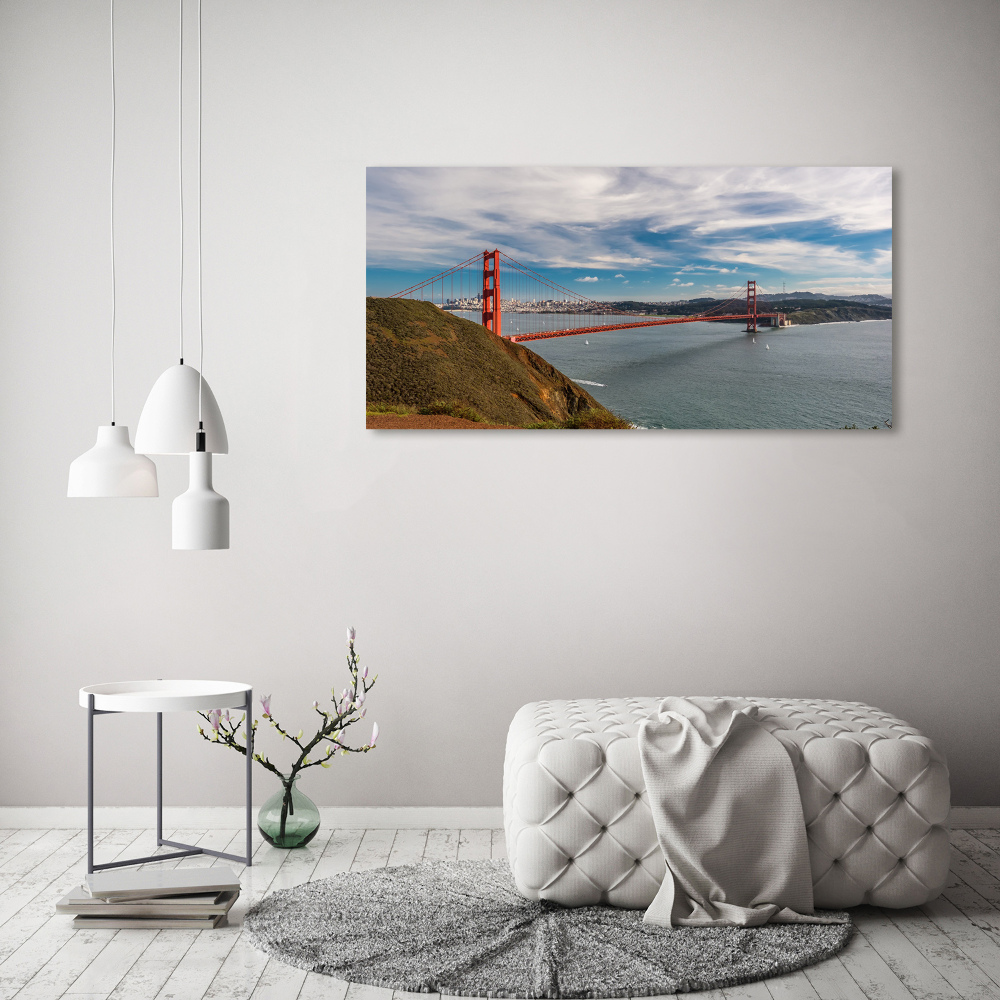 Canvas wall art San Francisco bridge