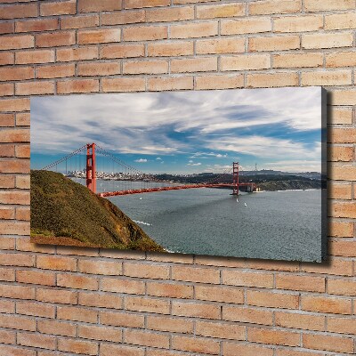 Canvas wall art San Francisco bridge