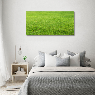 Canvas wall art green grass