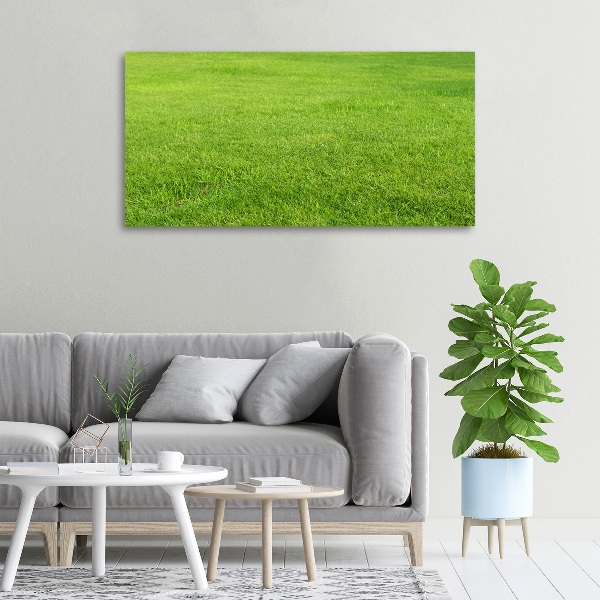 Canvas wall art green grass