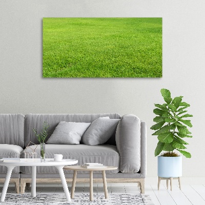 Canvas wall art green grass