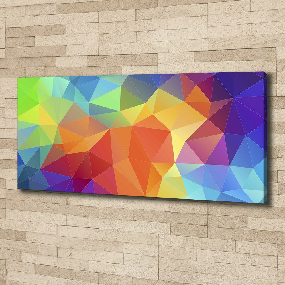 Canvas wall art Geometric background