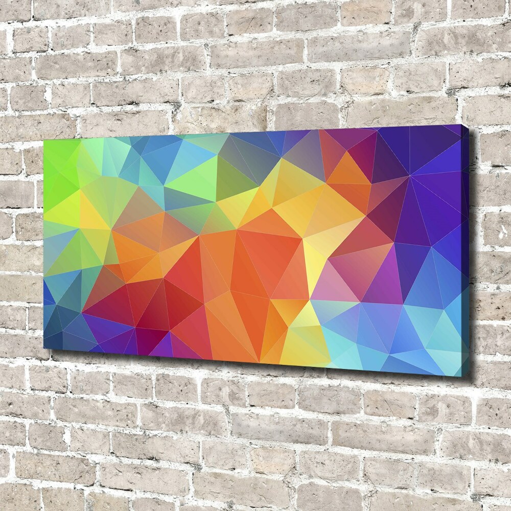 Canvas wall art Geometric background