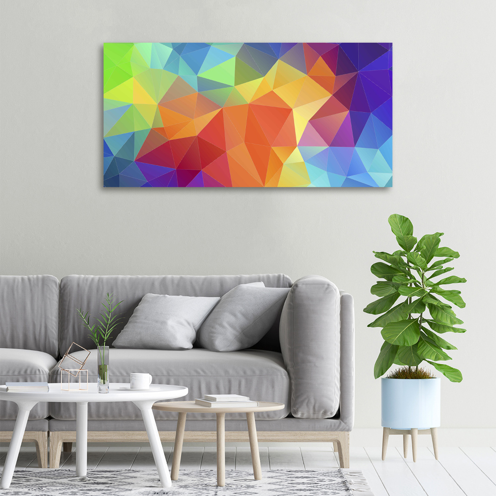 Canvas wall art Geometric background