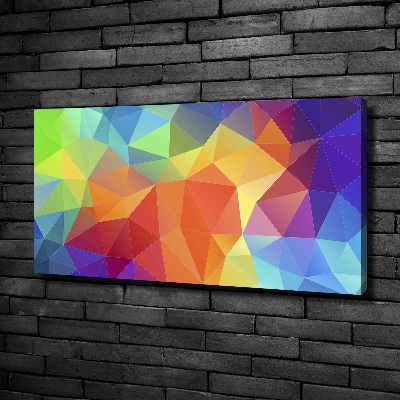 Canvas wall art Geometric background