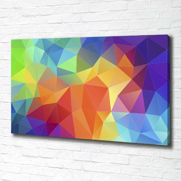 Canvas wall art Geometric background