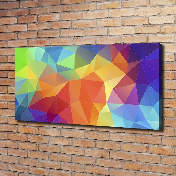 Canvas wall art Geometric background