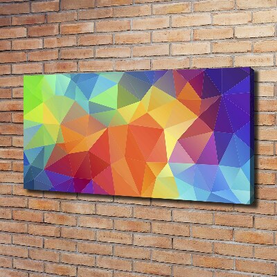 Canvas wall art Geometric background