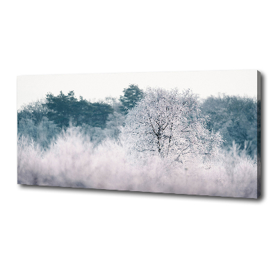 Canvas wall art Winter trees