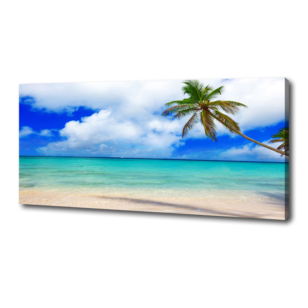 Canvas wall art Caribbean beach