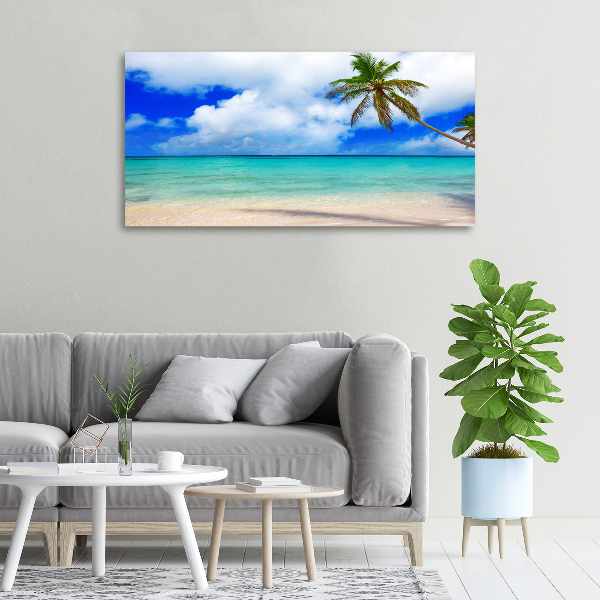 Canvas wall art Caribbean beach