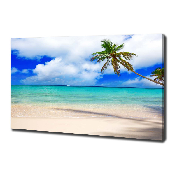 Canvas wall art Caribbean beach