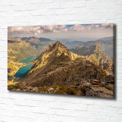 Canvas wall art Morskie Oko Tatry