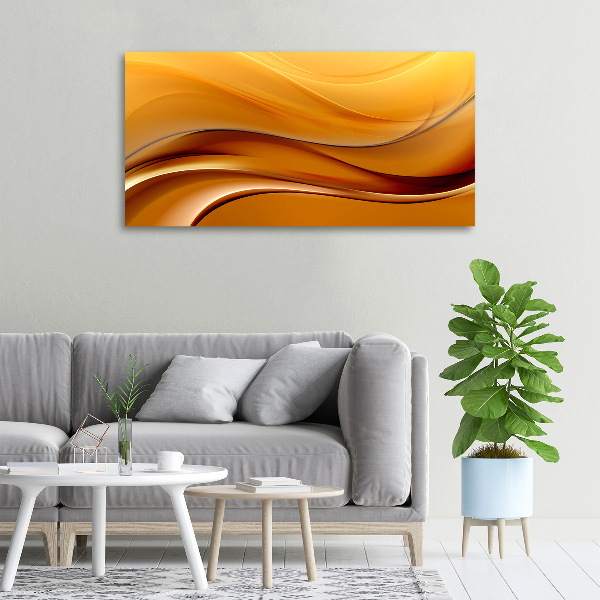 Canvas wall art Background waves