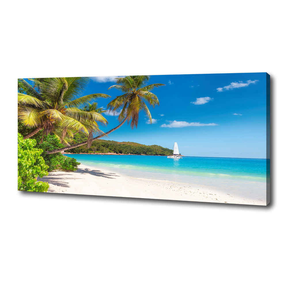 Canvas wall art Tropical beach