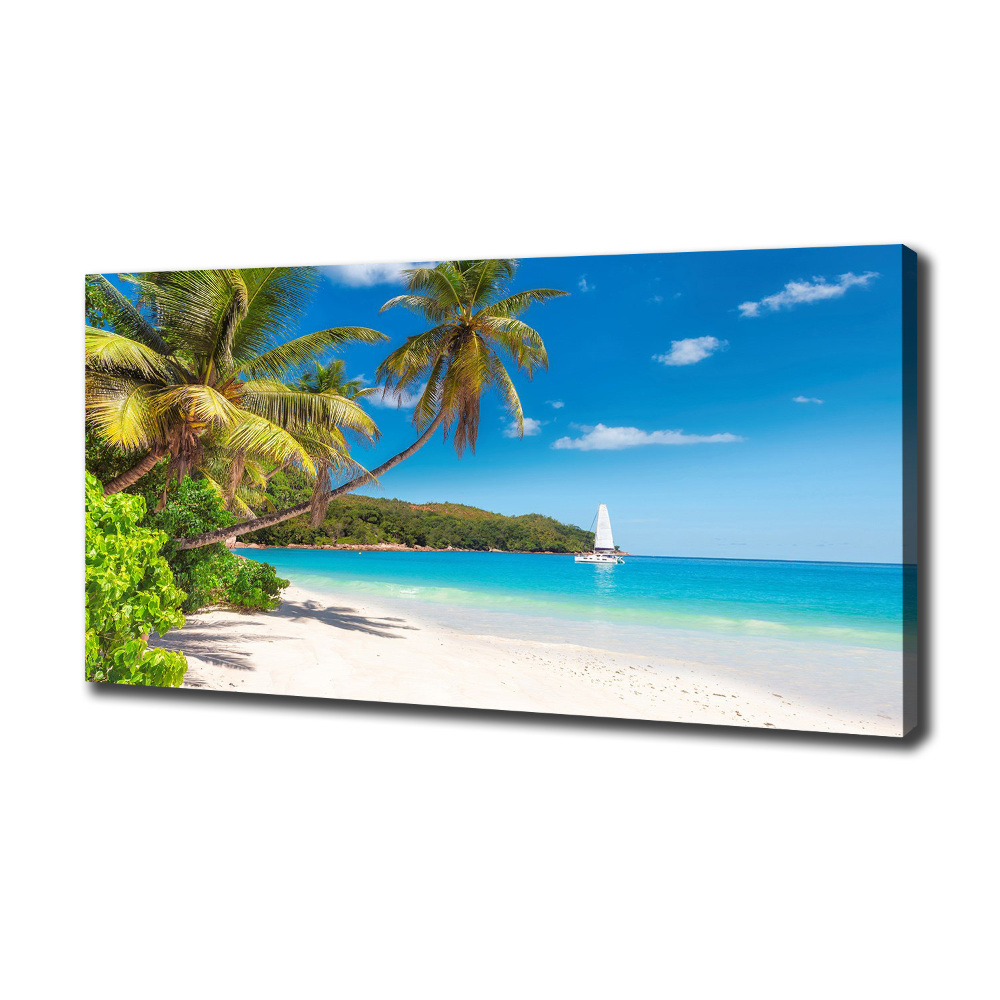 Canvas wall art Tropical beach