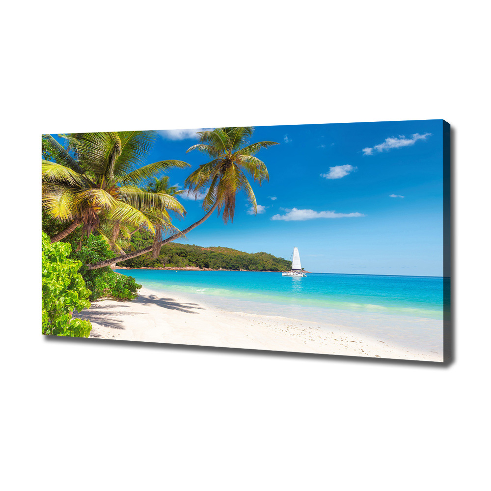 Canvas wall art Tropical beach