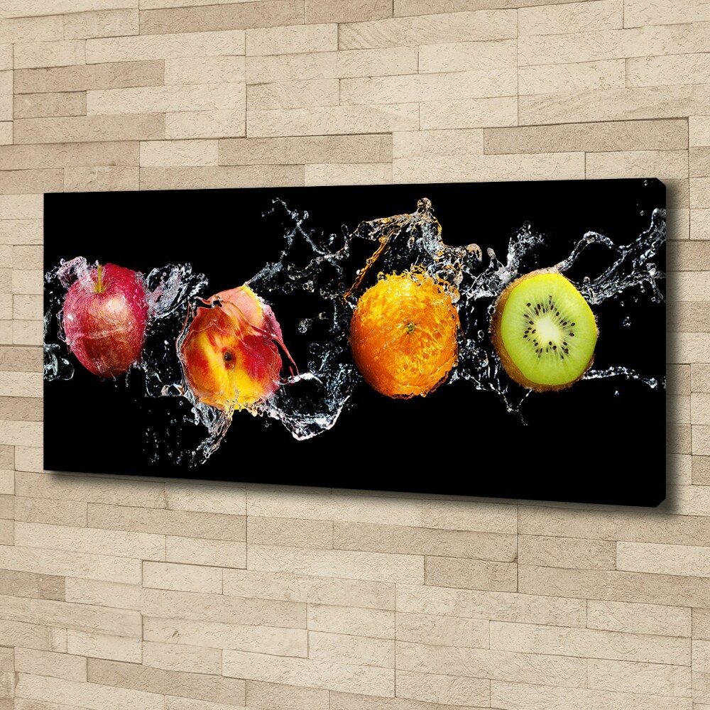 Canvas wall art Fruit and water