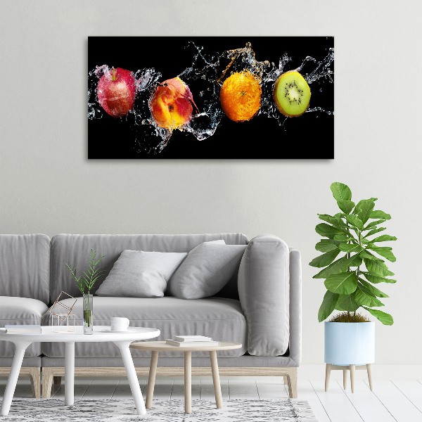 Canvas wall art Fruit and water