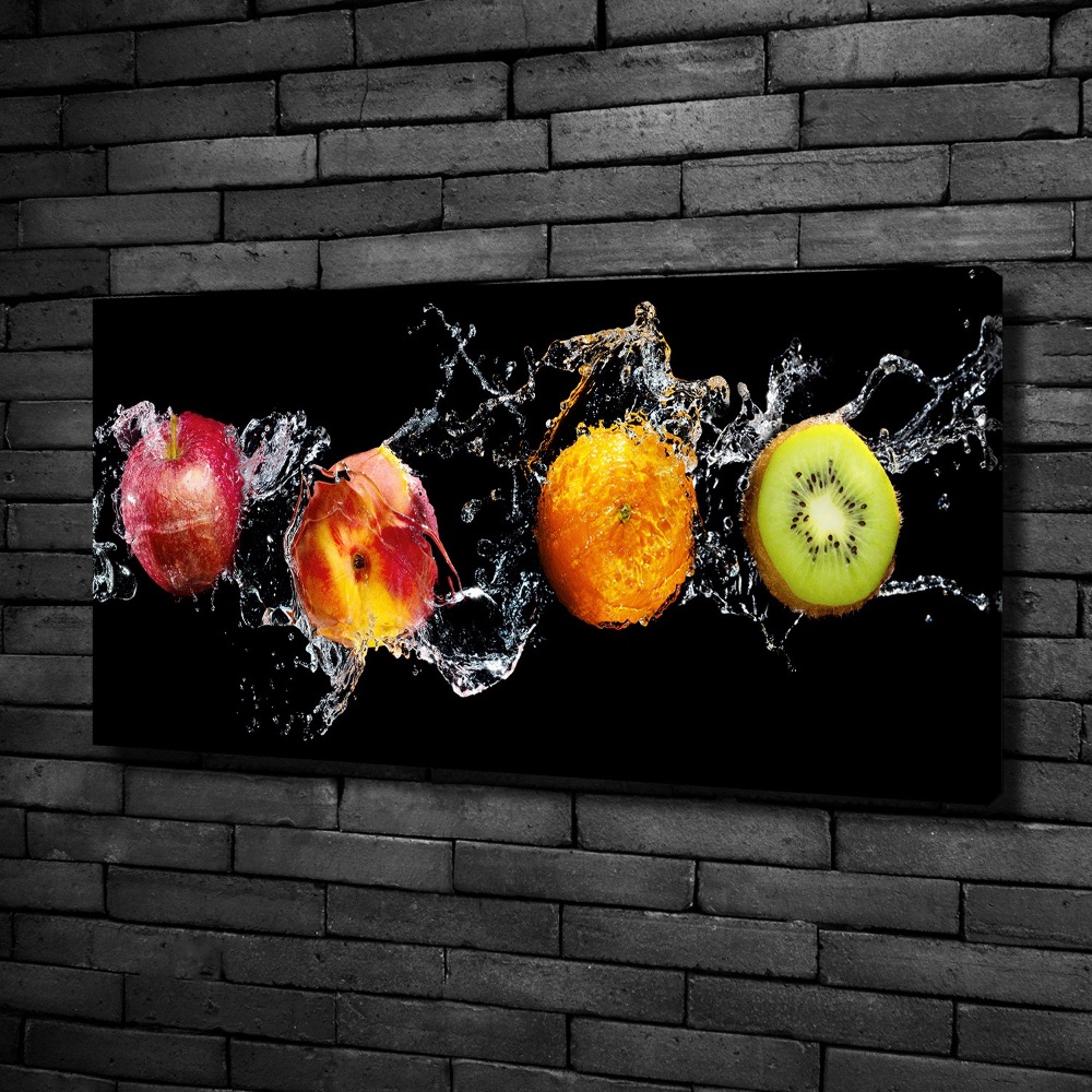 Canvas wall art Fruit and water