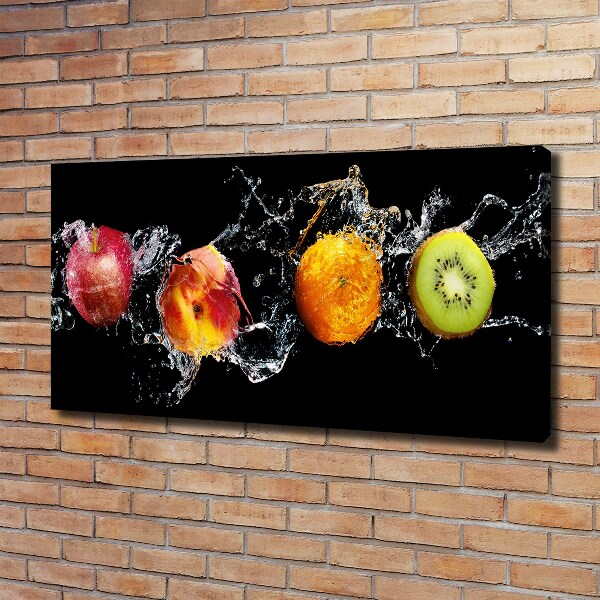 Canvas wall art Fruit and water