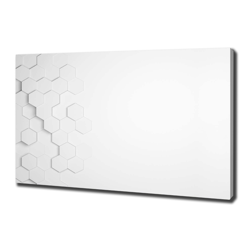 Canvas wall art Background hexagon