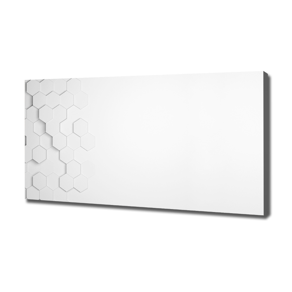 Canvas wall art Background hexagon